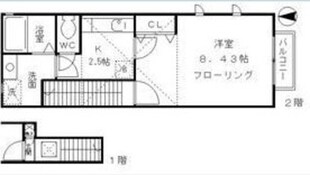 デザインコート大崎の物件間取画像